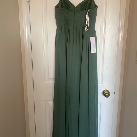 Azazie bridesmaid dress colour ‘ eucalyptus’ - Picture 4 of 6